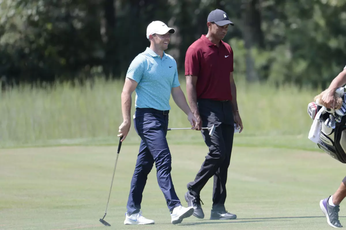 Tiger Woods and Rory McIlroy