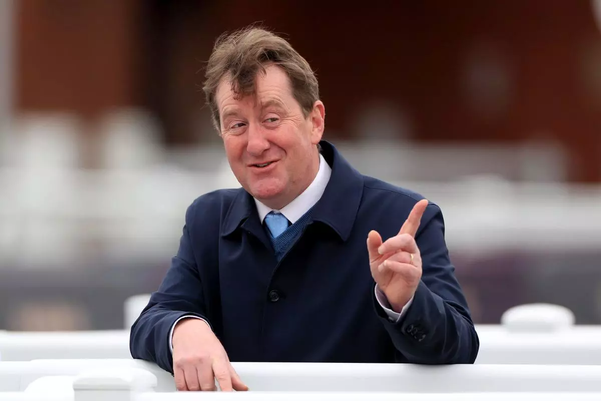Trainer David Simcock at Newmarket Racecours - May 2021