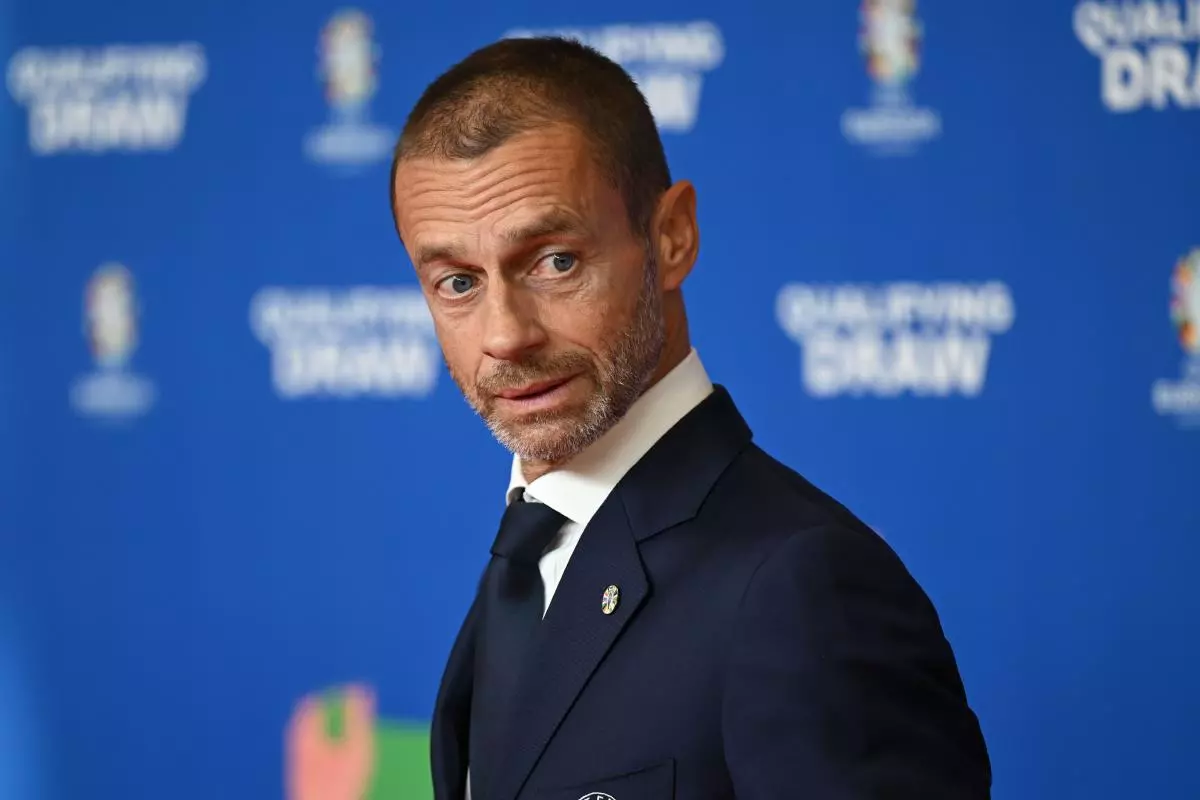 UEFA President Aleksander Ceferin 9 Oct 2023