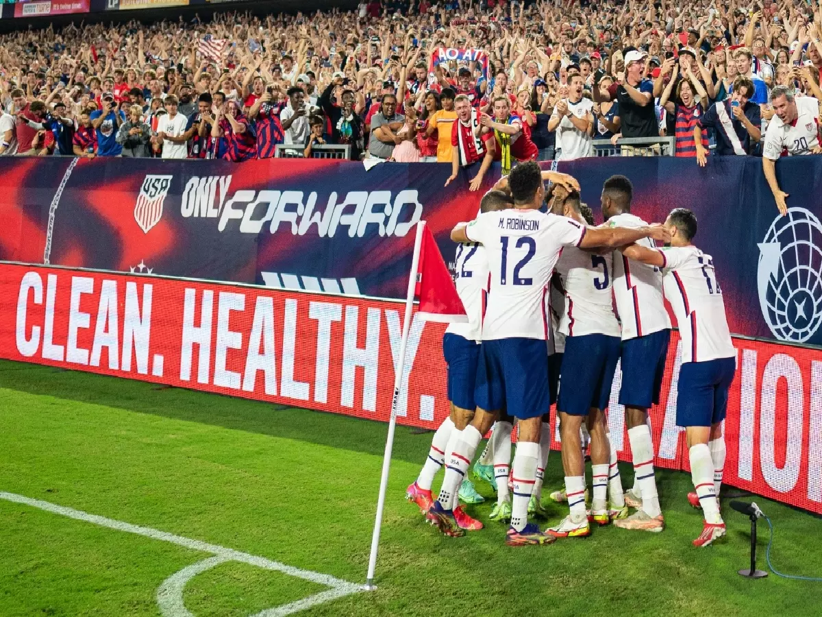 USa celebrate vs Canada World Cup qualifier Sep21