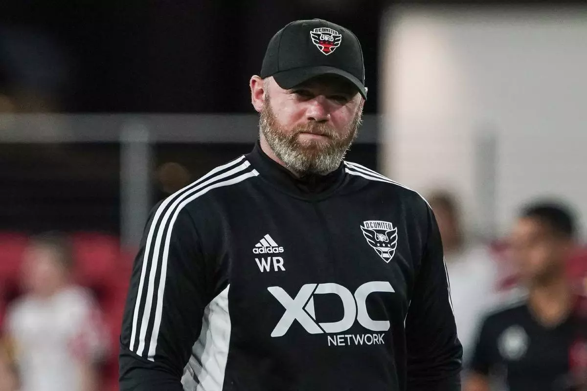 DC United coach Wayne Rooney