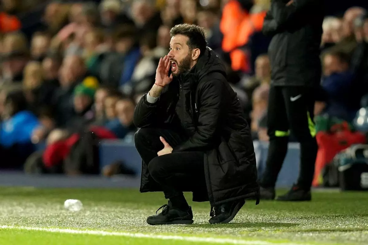 West Brom manager Carlos Corberan