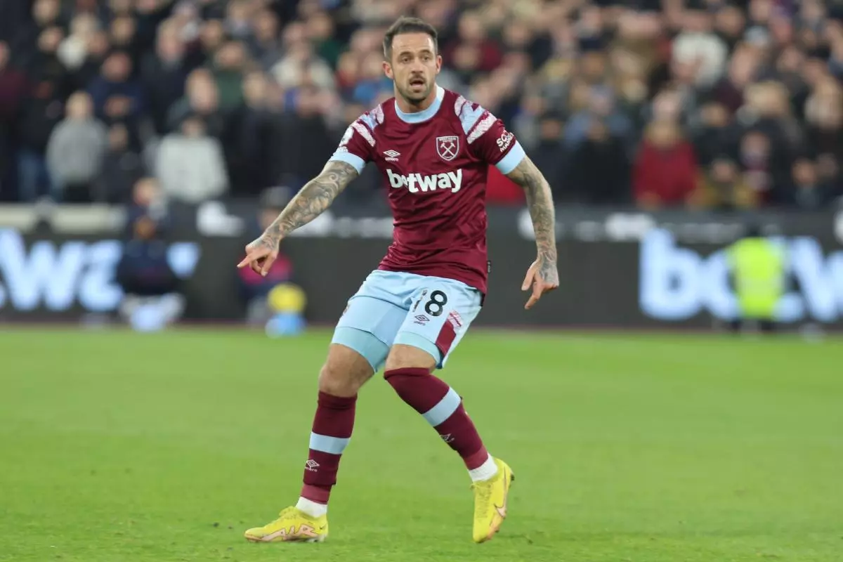 West Ham striker Danny Ings