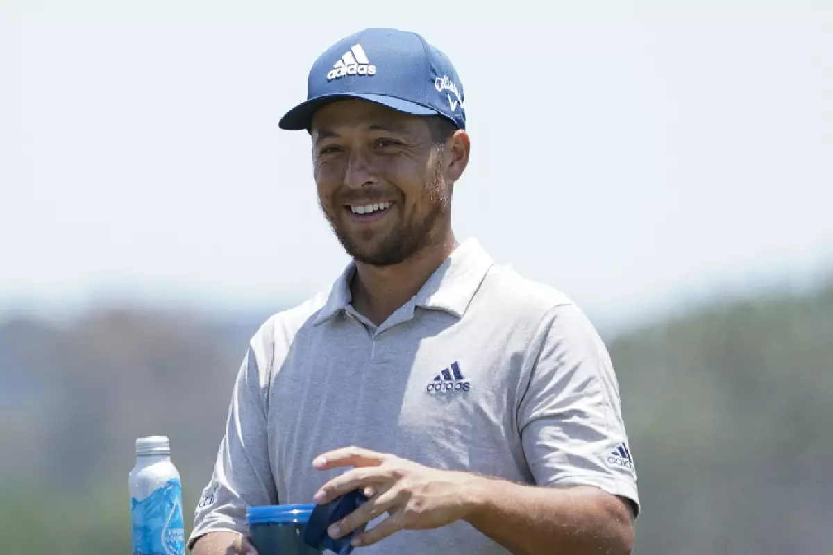 Xander Schauffele is all smiles
