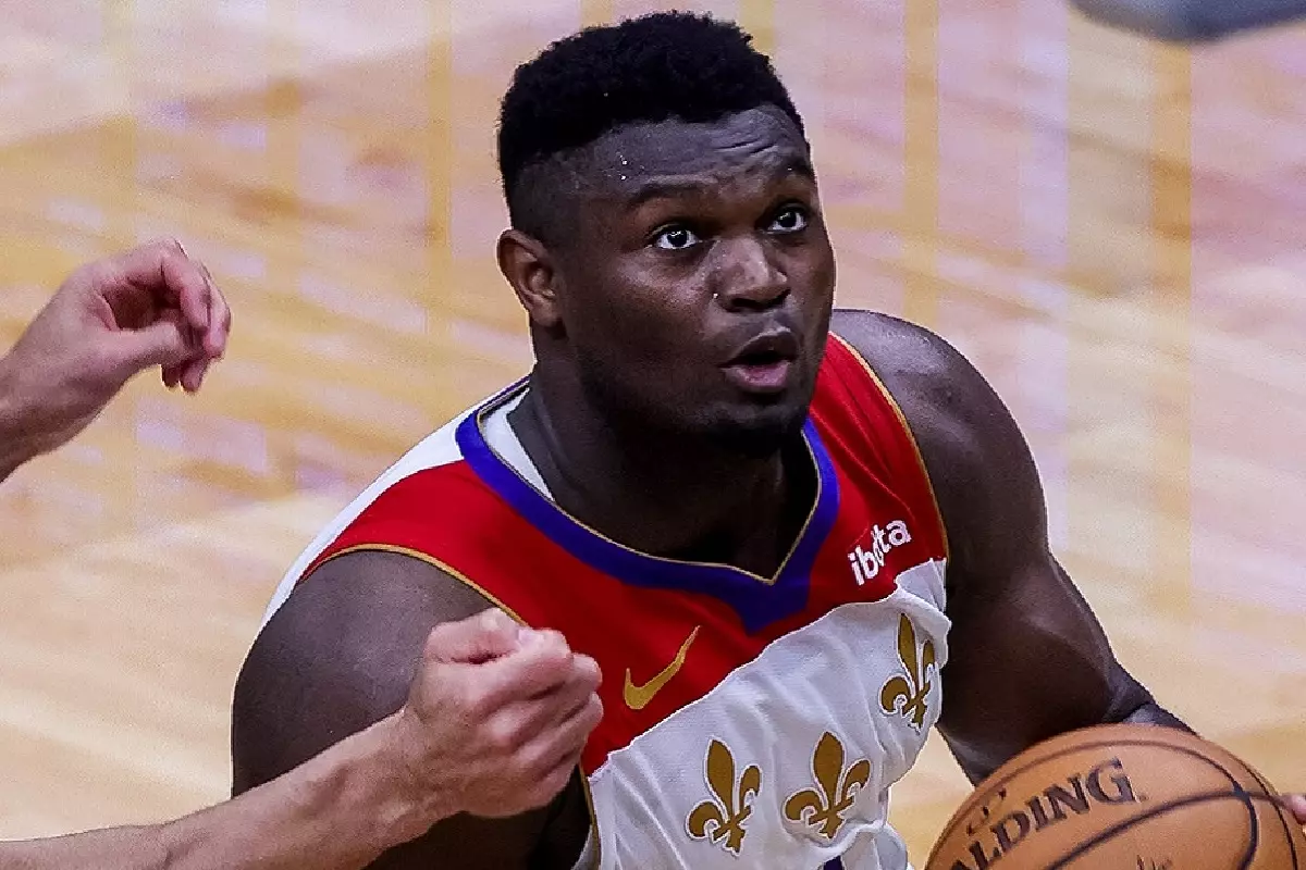 Zion Williams of the New Orleans Pelicans