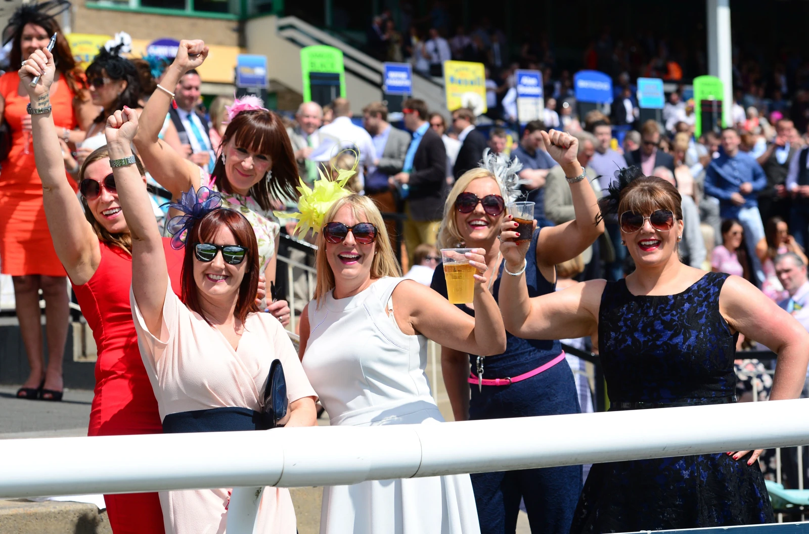 Newcastle racegoers