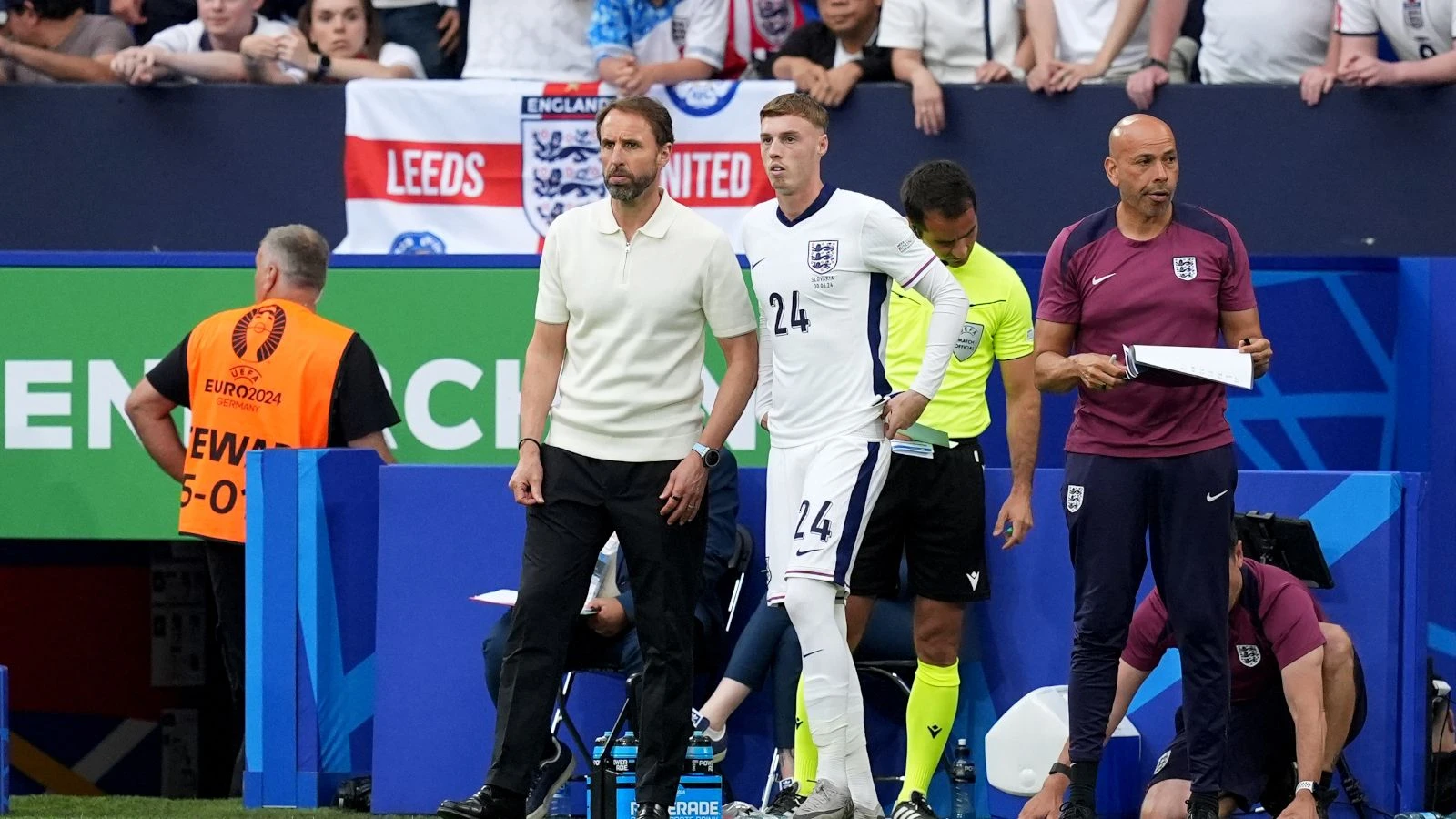 Cole Palmer and Gareth Southgate 30 June, 2024