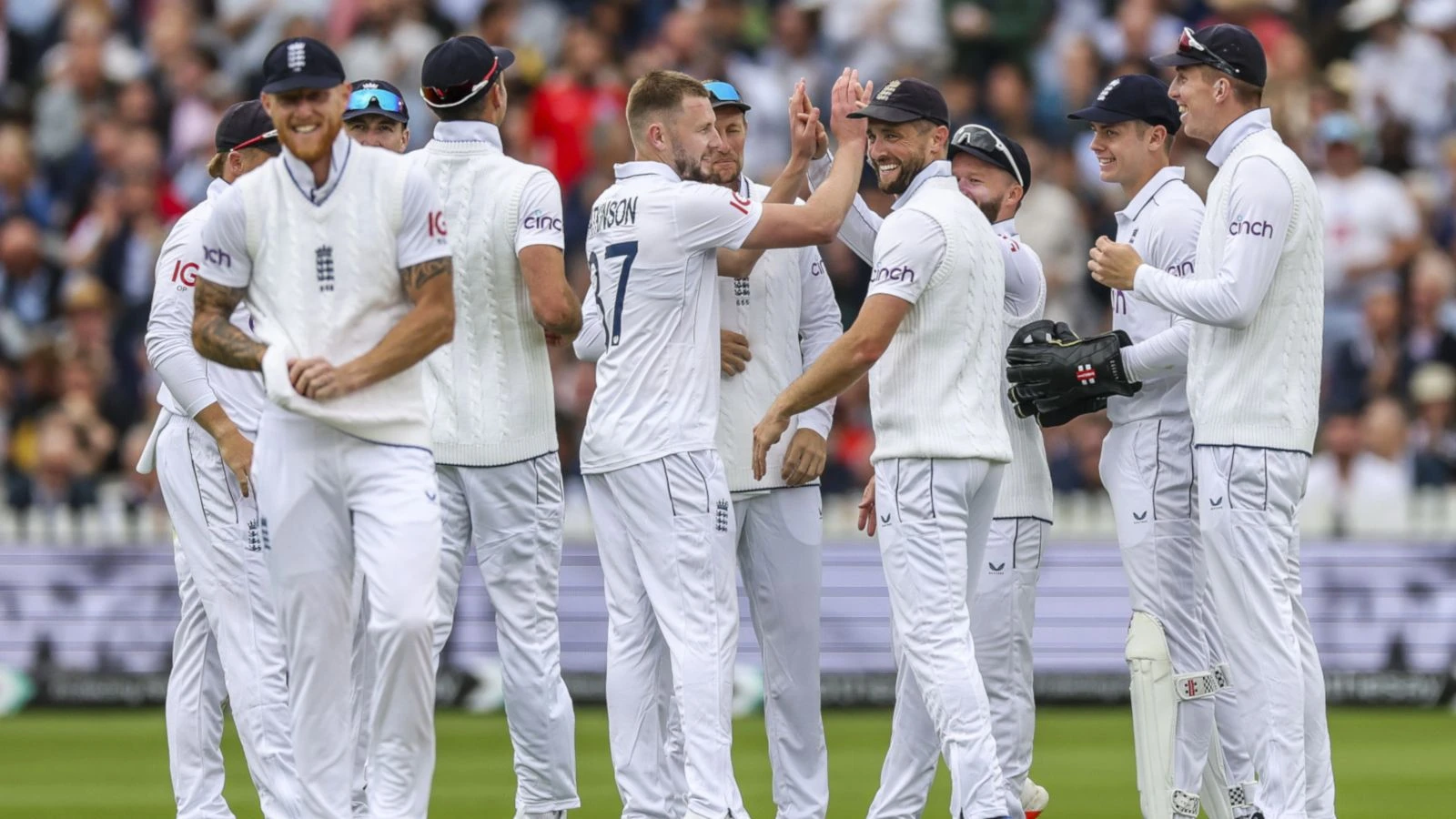 England Test celebration
