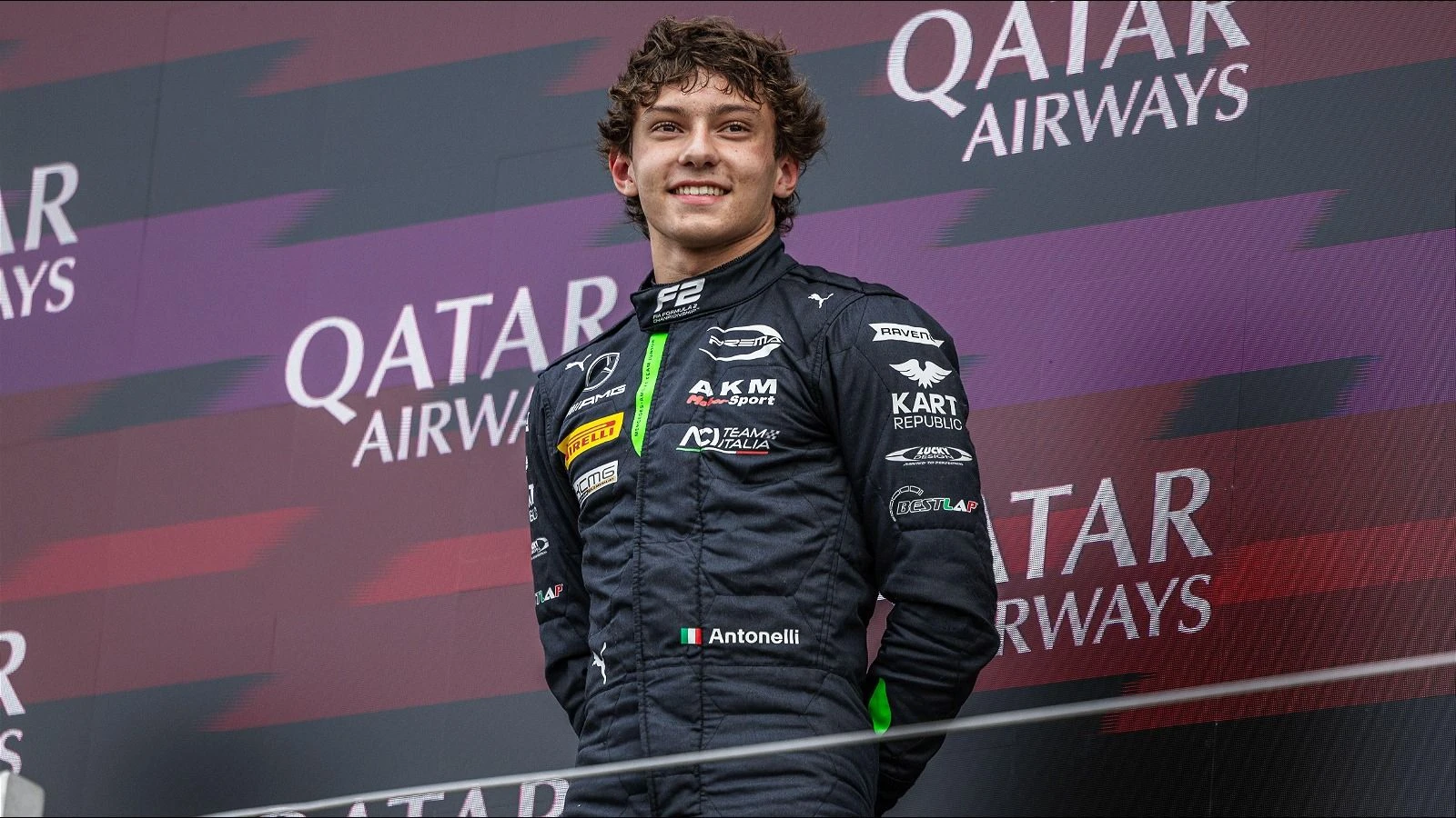 Kimi Antonelli of Mercedes