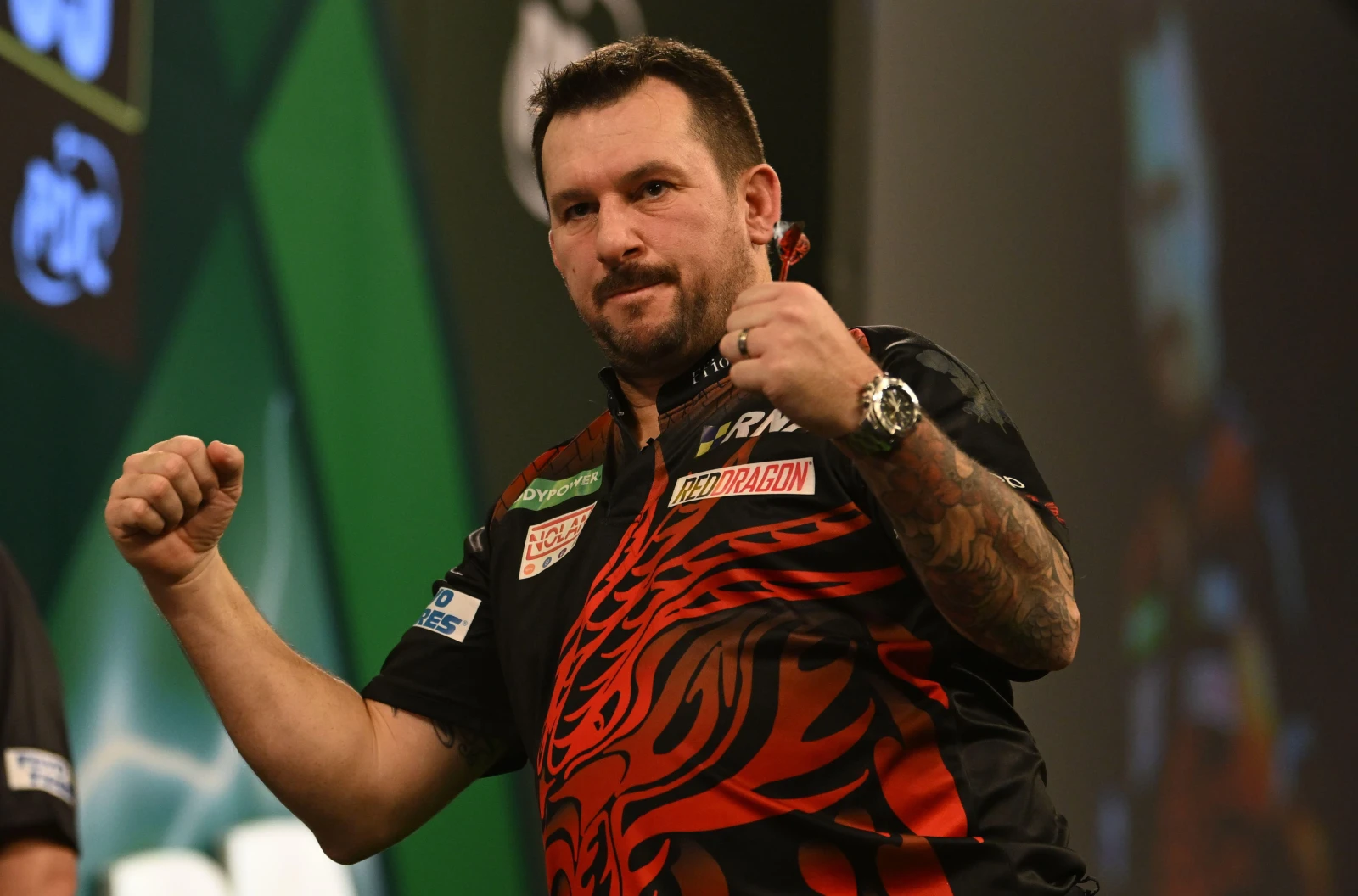 Jonny Clayton at the Worlds Darts Championship