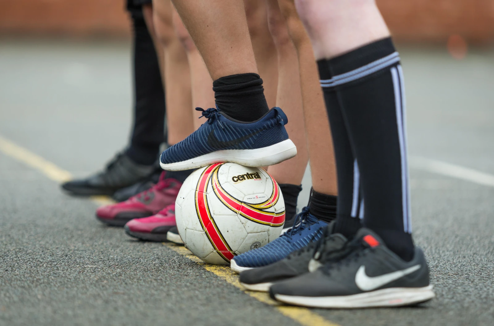 school boy footballers