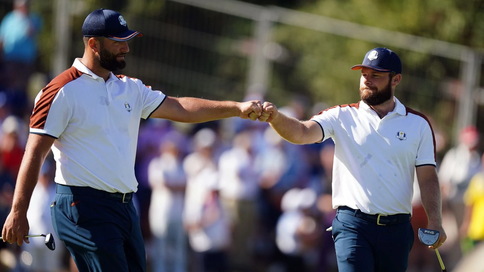 Jon Rahm and Tyrrell Hatton Ryder Cup