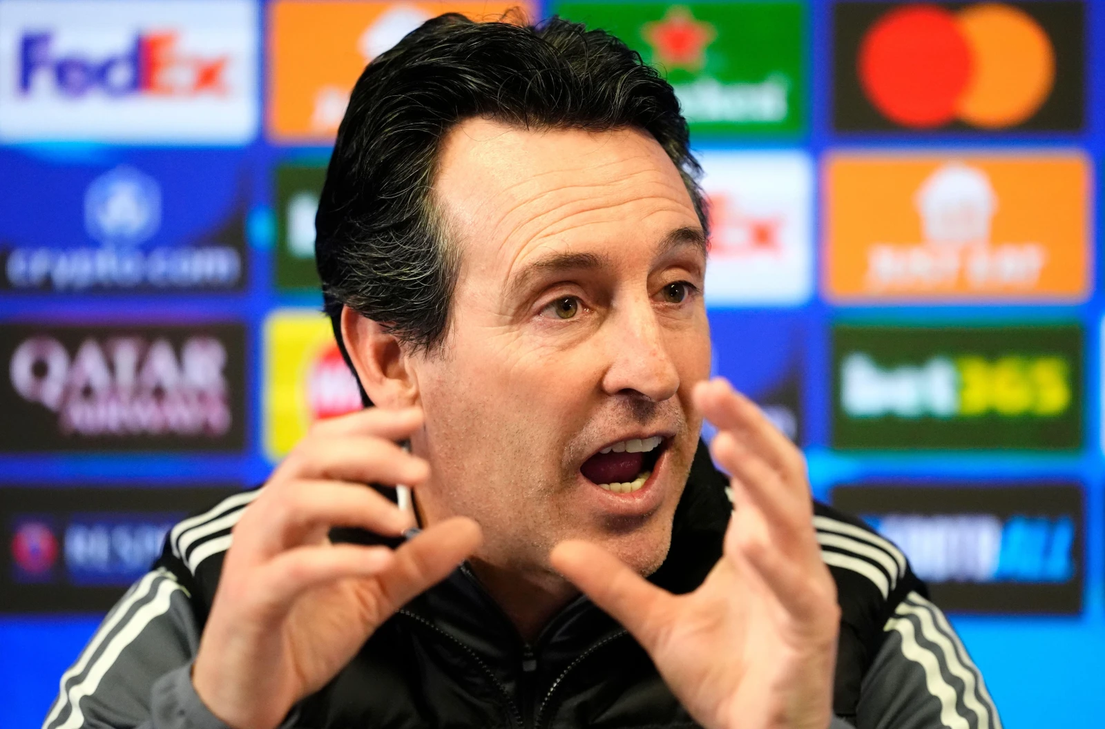 Aston Villa manager Unai Emery
