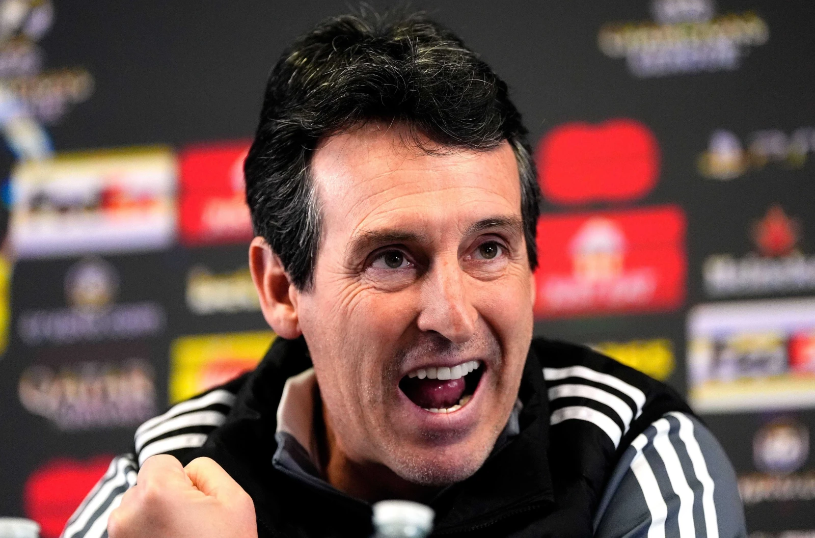Aston Villa manager Unai Emery during a press conference