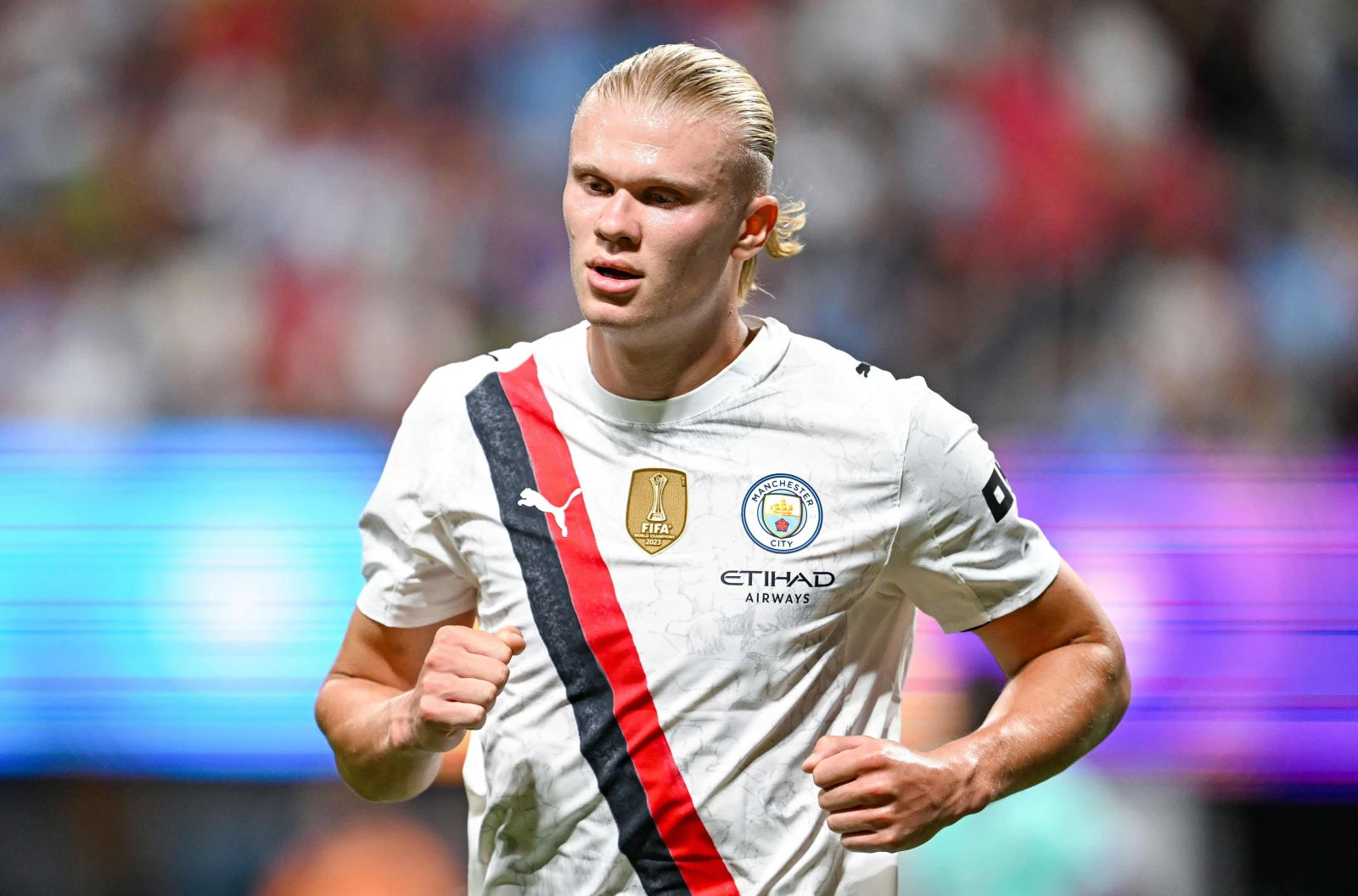 Erling Haaland of Manchester City reacts during the FIFA Club World Cup match