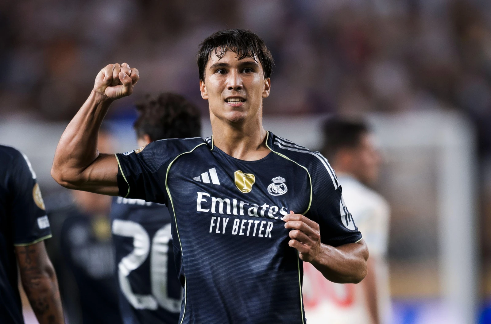 Gonzalo Garcia of Real Madrid CF celebrates after scoring a goal during the FIFA Club World Cup