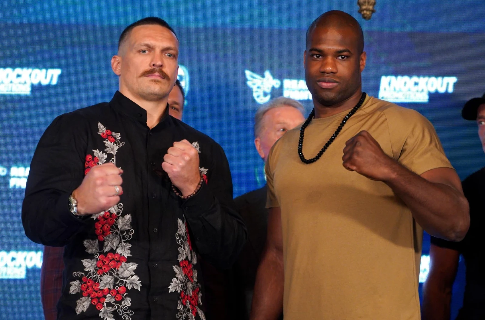 Oleksandr Usyk and Daniel Dubois