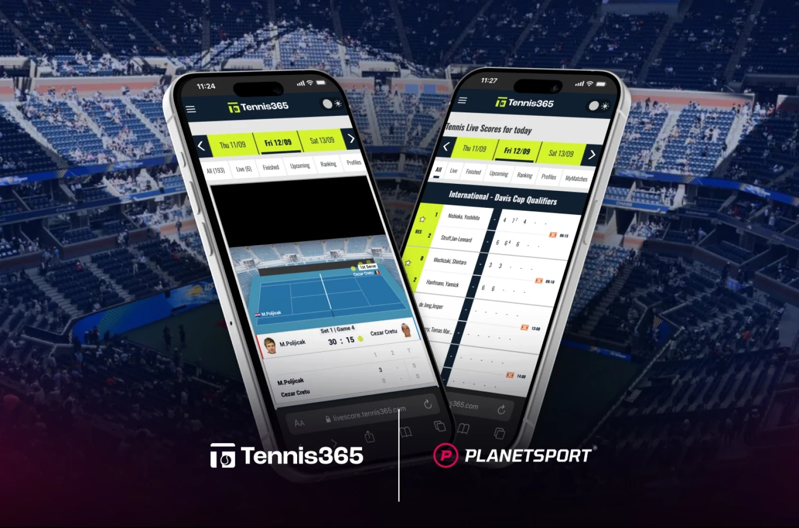 Tennis365 Live Centre