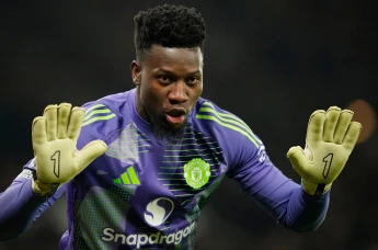 Manchester United goalkeeper Andre Onana
