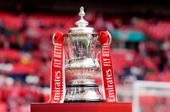The Emirates FA Cup trophy