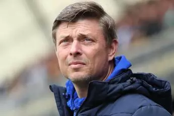 Blackburn Rovers manager Jon Dahl Tomasson close up