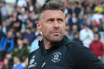 Luton Town manager Rob Edwards
