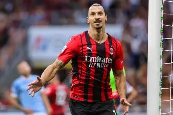 Zlatan Ibrahimovic of AC Milan