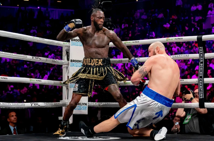 Deontay Wilder produces a KO win