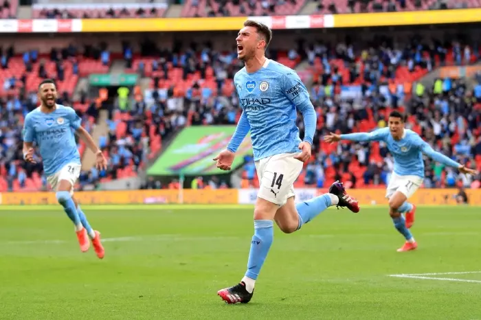 Aymeric Laporte scores the winner for Man City in Carabao Cup final