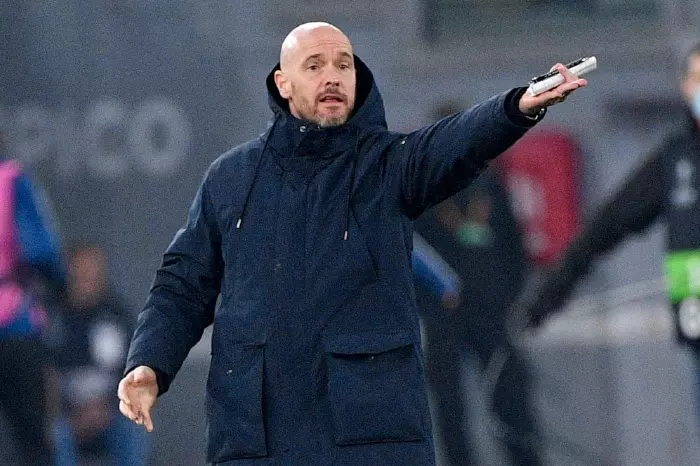 Ajax boss Erik Ten Hag Apr21