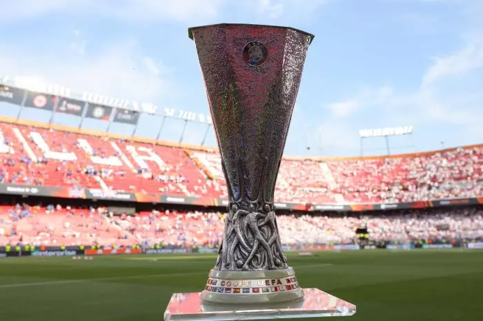 The UEFA Europa League trophy
