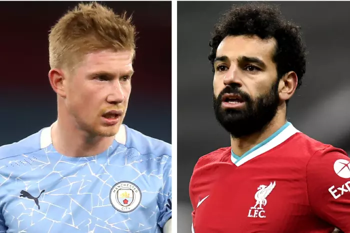 Kevin de Bruyne Manchester City Mo Salah Liverpool