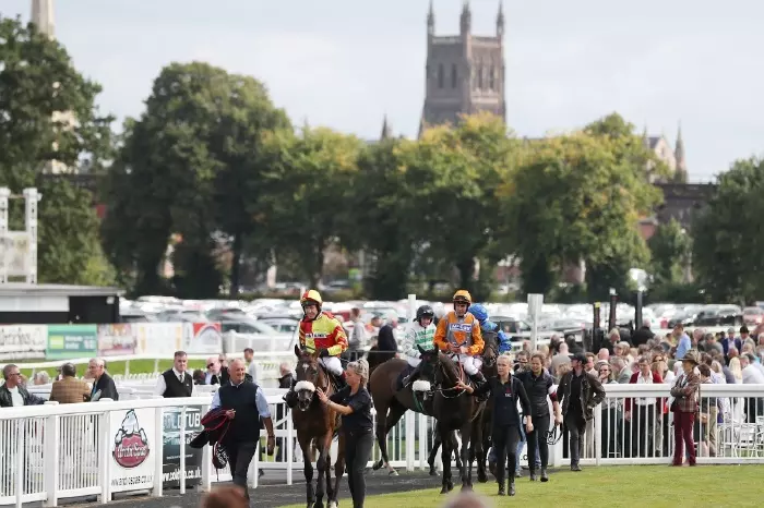 A view of Worcester racecourse