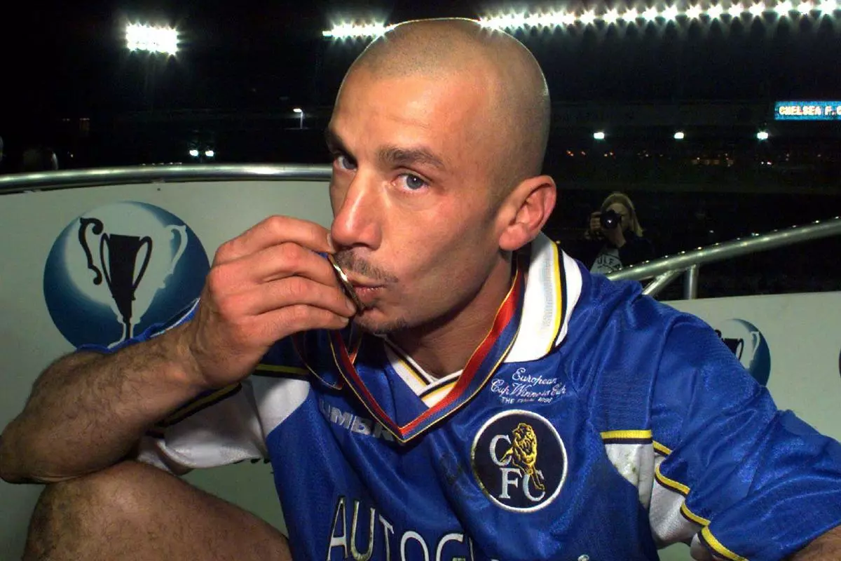 Former Italy Chelsea Juventus And Sampdoria Striker Gianluca Vialli