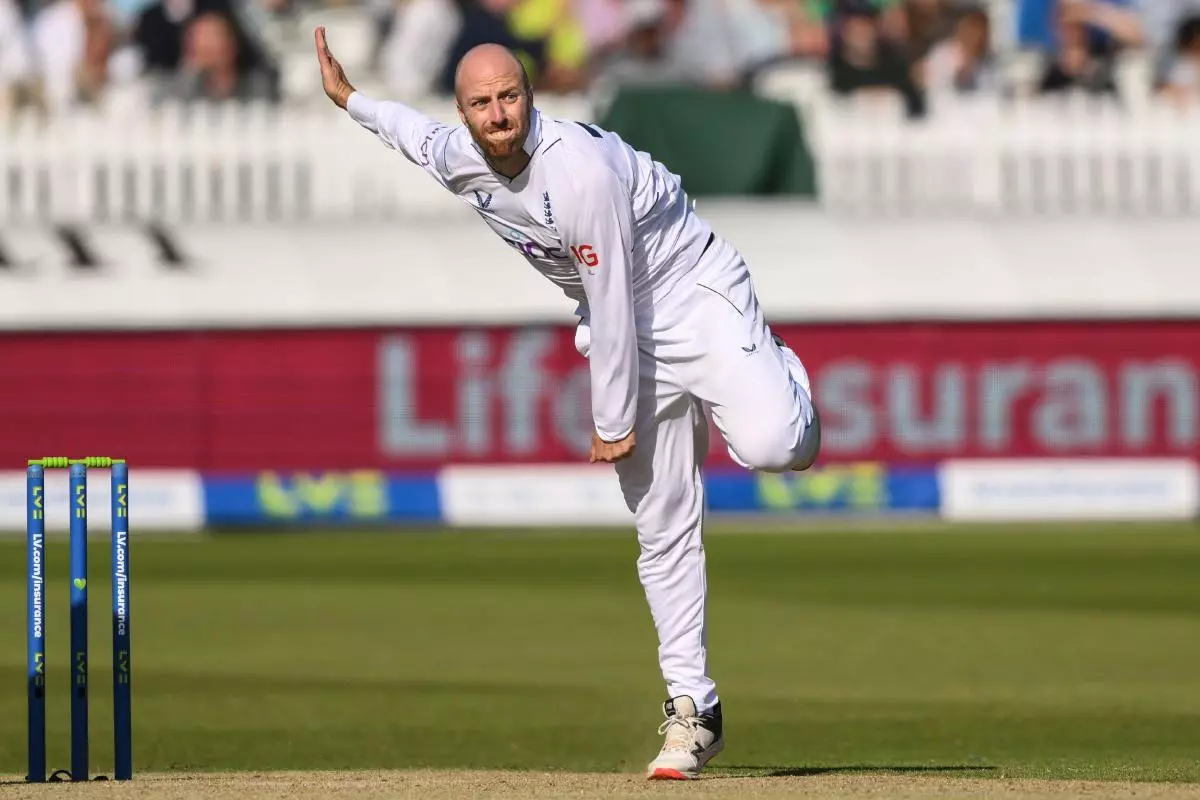 England Spinner Jack Leach Ruled Out Of The Ashes With A Back Stress ...