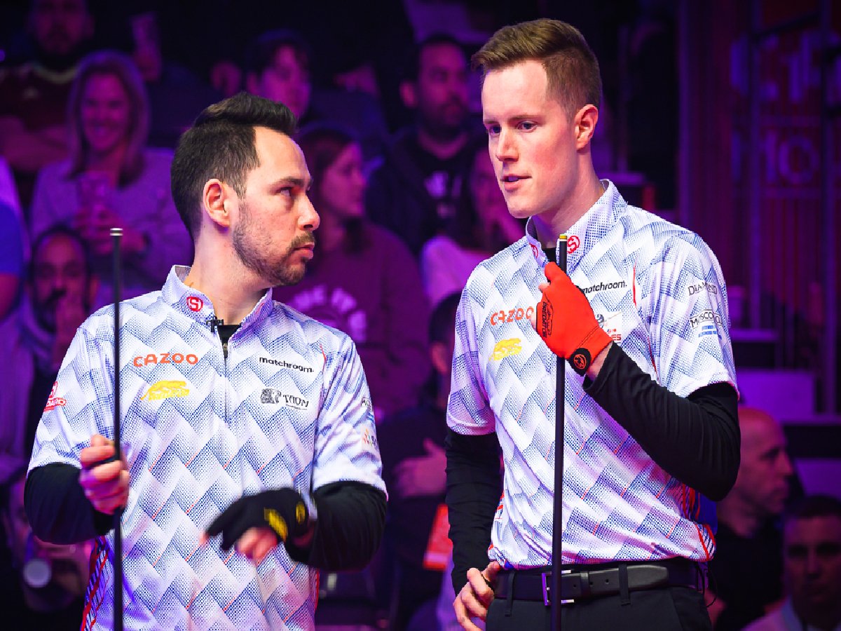 Day Two at the Mosconi Cup Team USA edge ahead after a dramatic