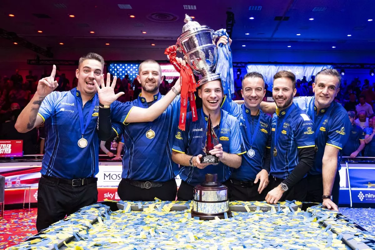 Mosconi Cup Team Europe claim nineball glory as Joshua Filler downs