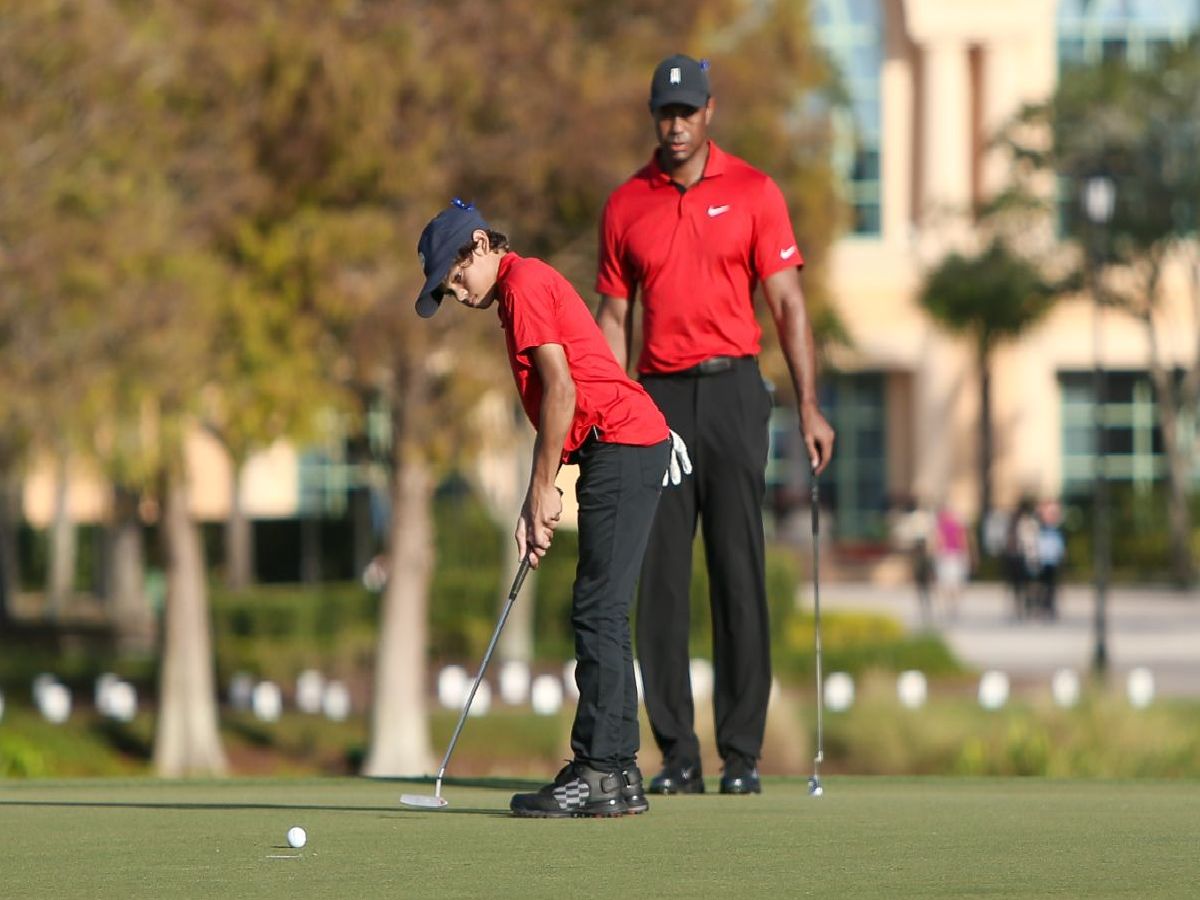 Tiger Woods Finishes Second In His Comeback Alongside Son Charlie At ...