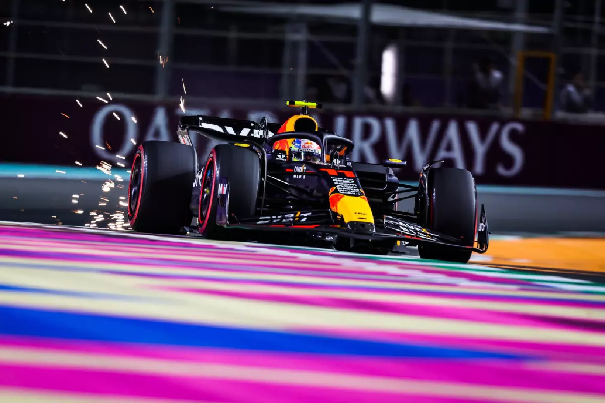 Sergio Perez takes surprise Saudi Arabian pole as Max Verstappen breaks ...