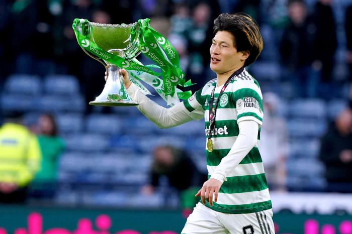 Kyogo Furuhashi Double Steers Celtic To Viaplay Cup Crown After Victory ...