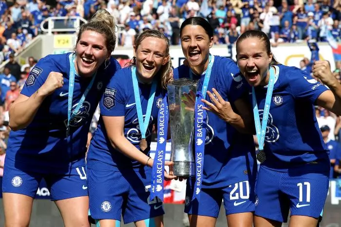 Chelsea win fourth WSL title in a row