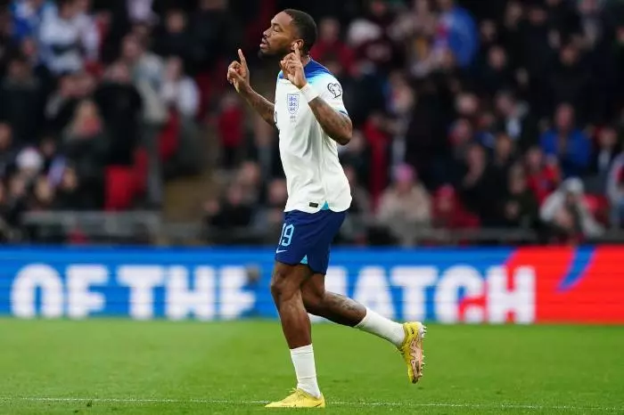 England striker Ivan Toney