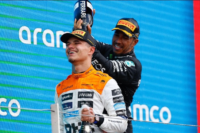 Lewis Hamilton Applauds Mclarens Impressive Performance At The British Grand Prix Planetsport 