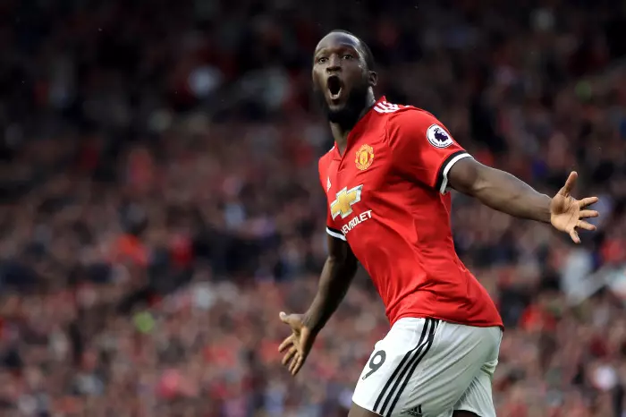 Romelu Lukaku goal celebration at Manchester United