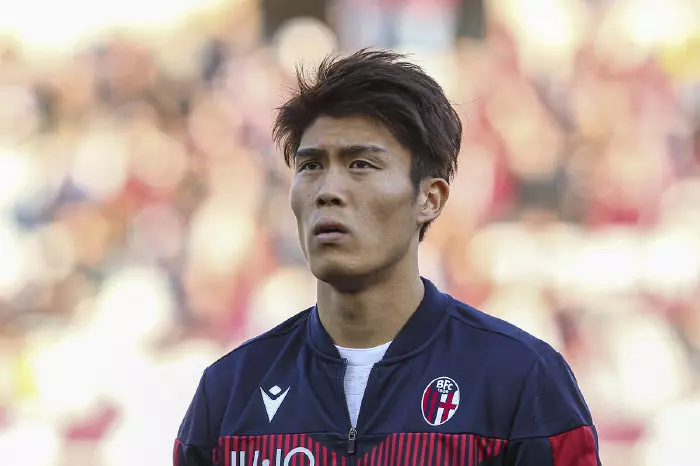 Arsenal are in talks with Bologna over Japan international defender Tomiyasu