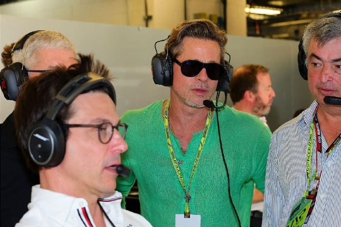 Actor Brad Pitt likely to drive at British Grand Prix for new Formula 1 ...