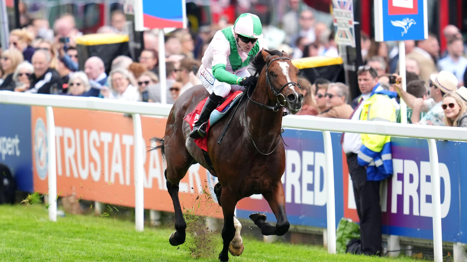 Diomed Stakes: Royal Scotsman romps to victory in spectacular fashion at Epsom