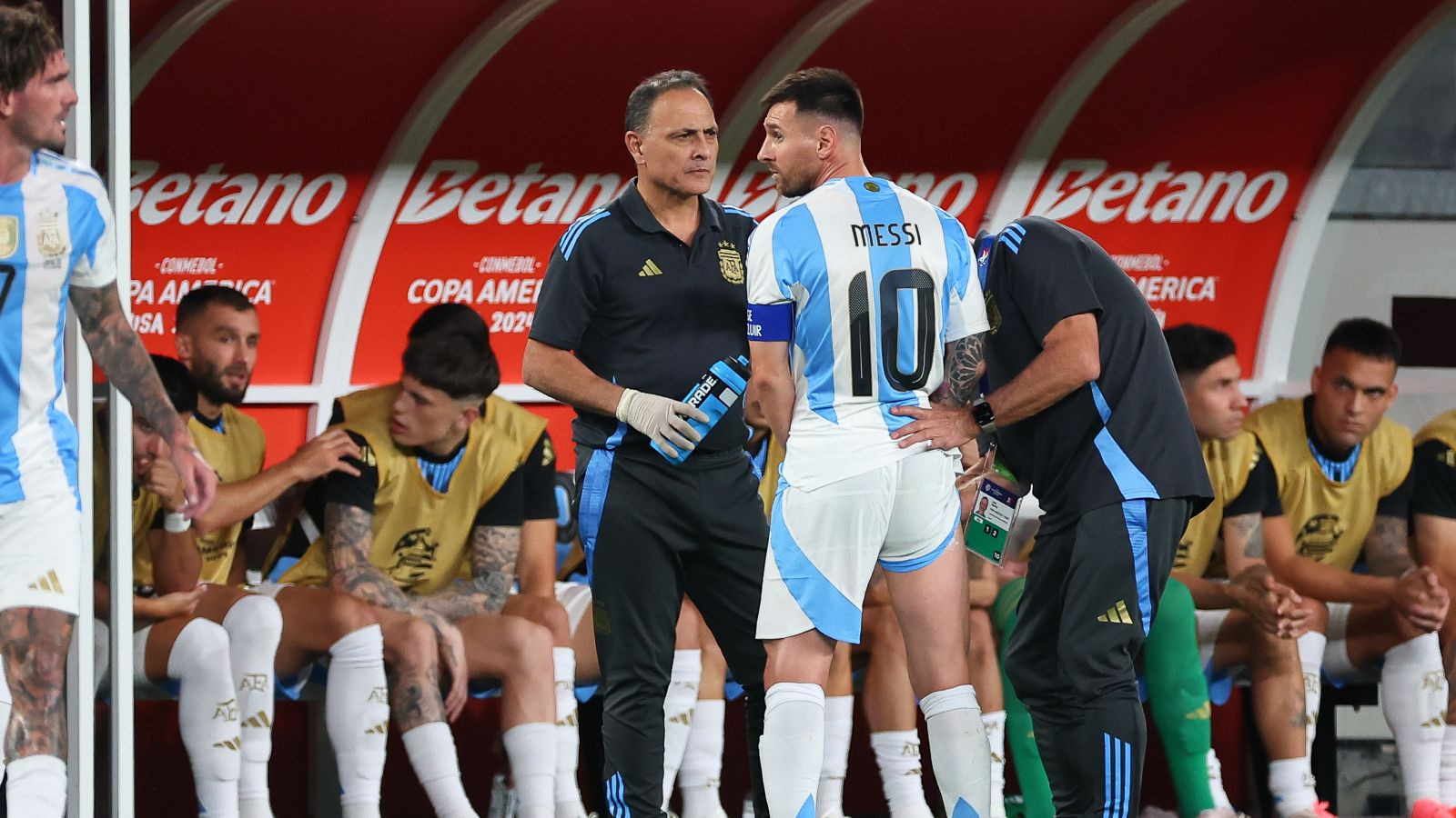 Lionel Messi plays down injury fears after knock in Argentina's Copa ...