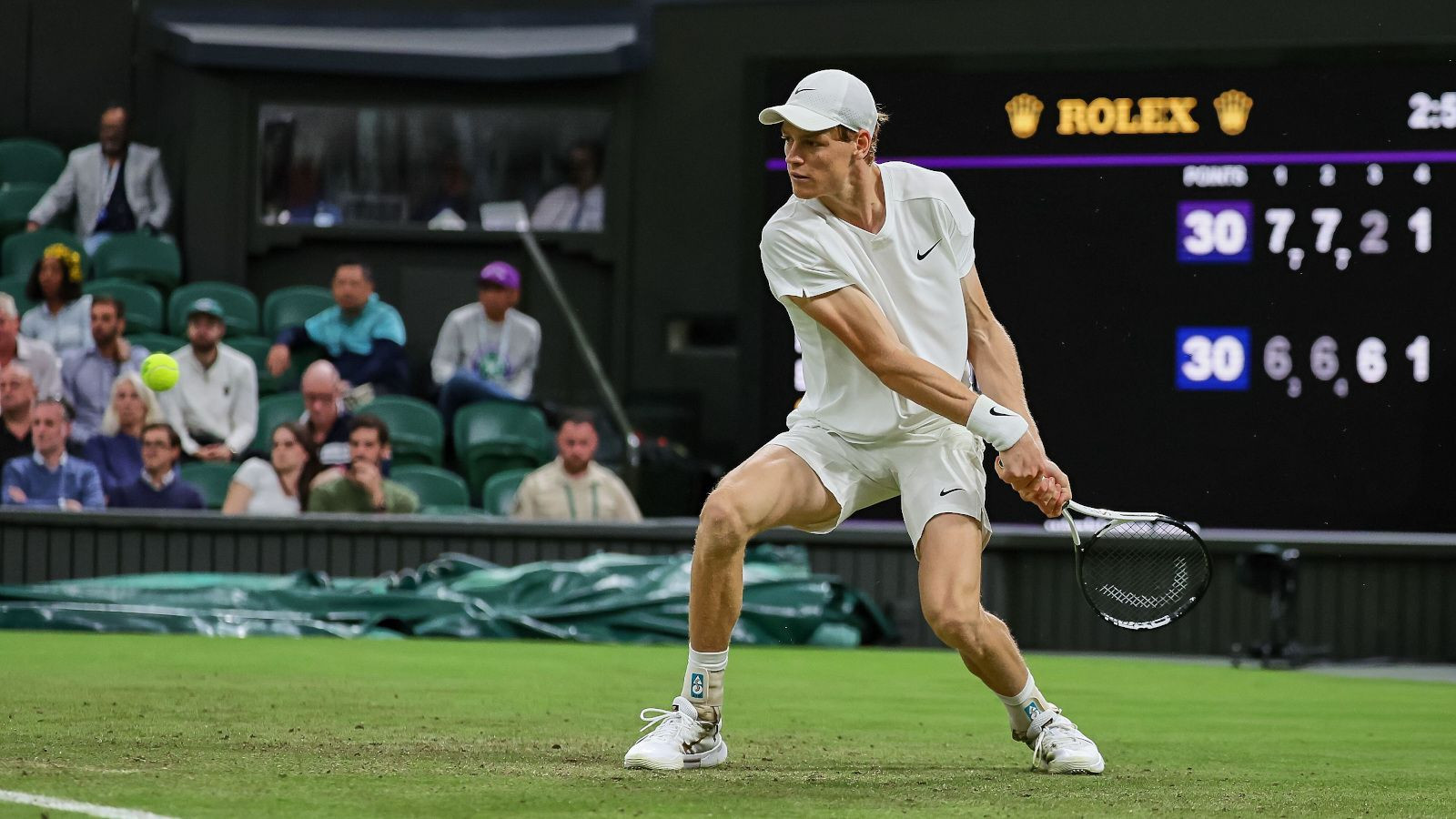 Jannik Sinner Battles Into The Night At Wimbledon To Defeat Matteo 