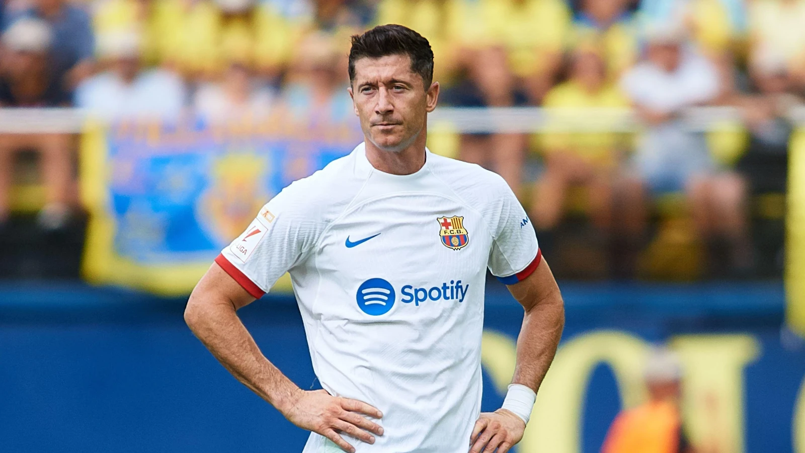 Barcelona's Robert Lewandowski sidelined with sprained ankle